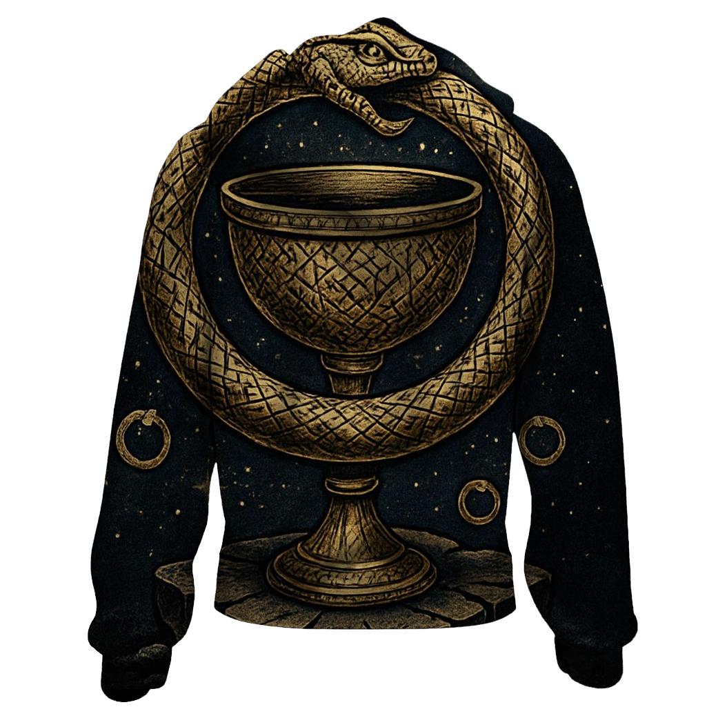 Orbiting Serpent Chalice hoodie trends