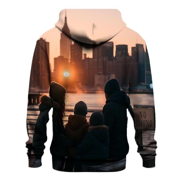 Winter Sunset From Gantry Plaza State Park hoodie trends