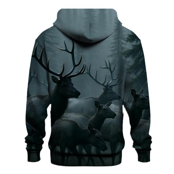 Mistwalk Elk Herd embroidered hoodies