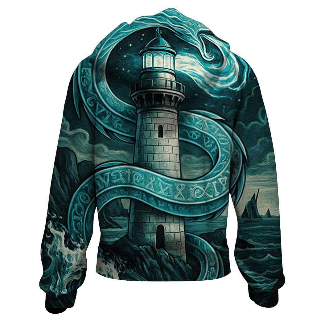 Tidal Serpent Lighthouse hoodies fashion