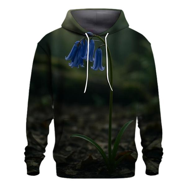 Wild Bluebell Root Crown Portrait pullover hoodies