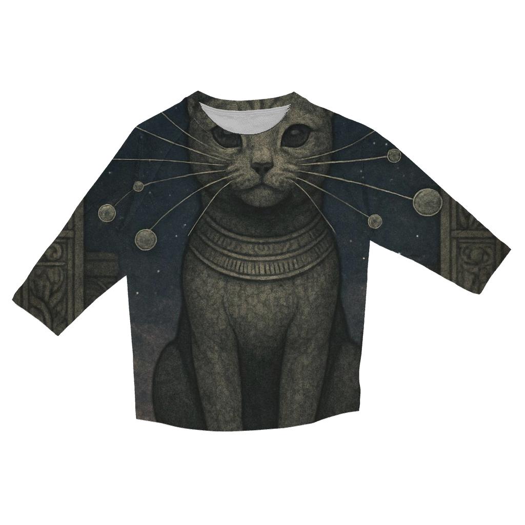 Temple Of Starlit Whiskers designer 3/4 sleeve blouses
