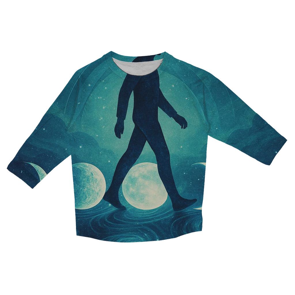 Phasewalk Moon Cycle trendy 3/4 sleeve tops