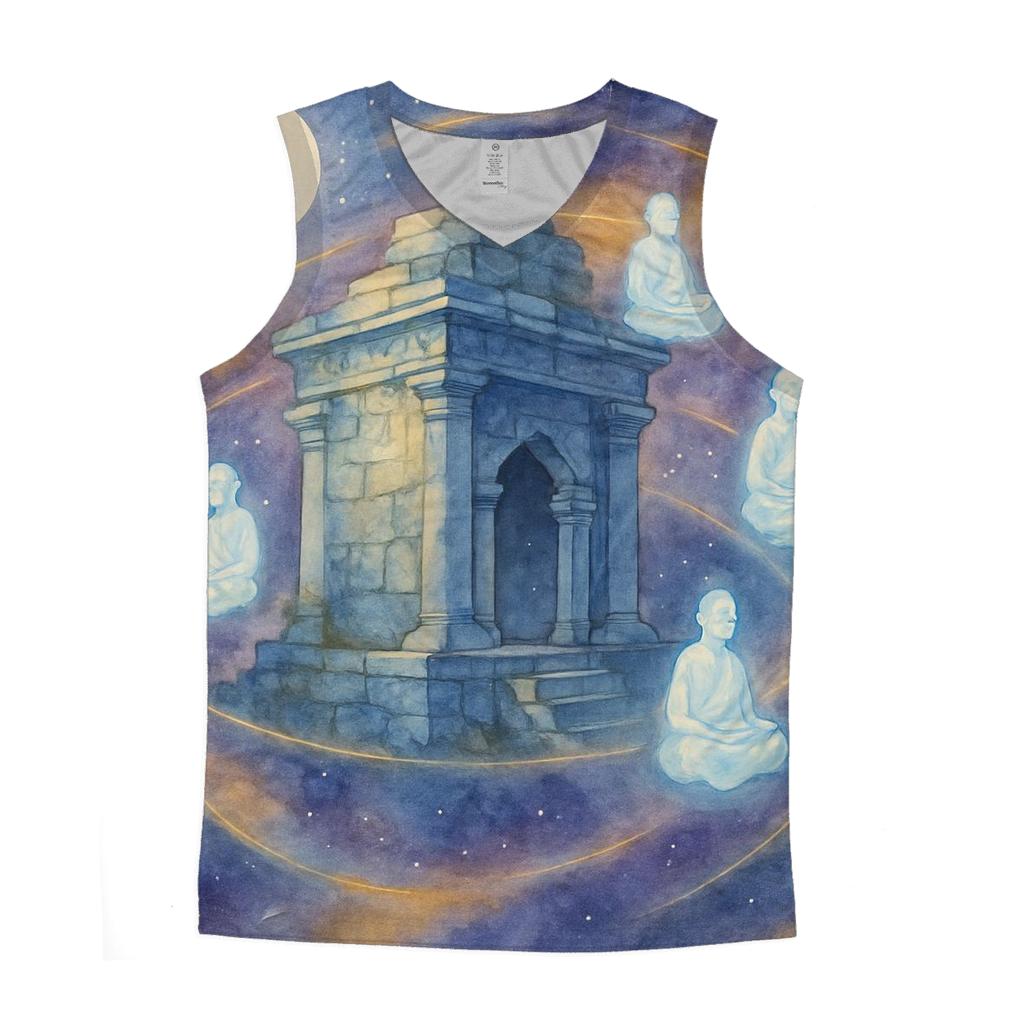 Nebula Temple Of Echoes designer workout tanks