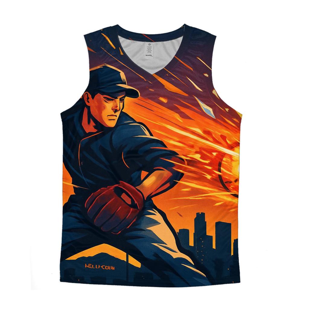 Skyline Fastball casual summer tank tops