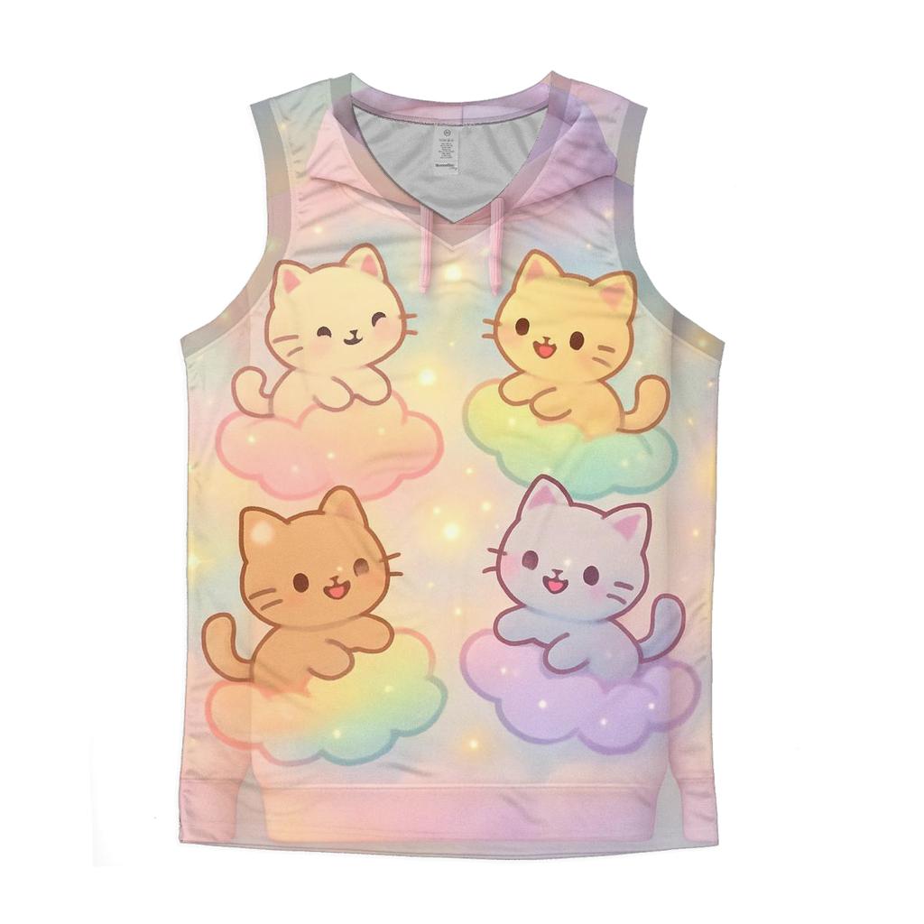 Cloud Carousel Kittens custom tank tops