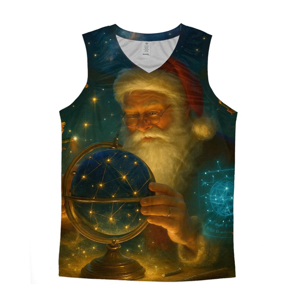 Starlight Workshop Santa personalized athletic tanks