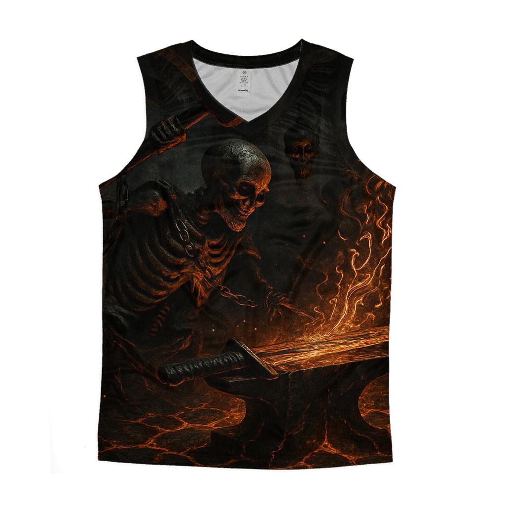 Mechanized Gravewright stylish racerback tanks