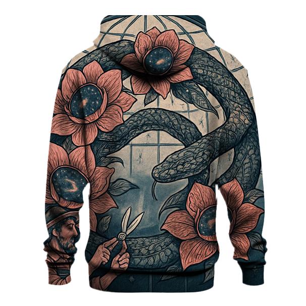 Cosmic Garden Ouroboros Bloom hoodie styles