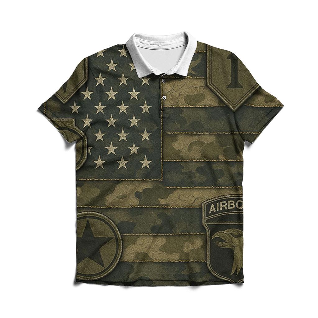 Camouflage Union casual sports polo shirts