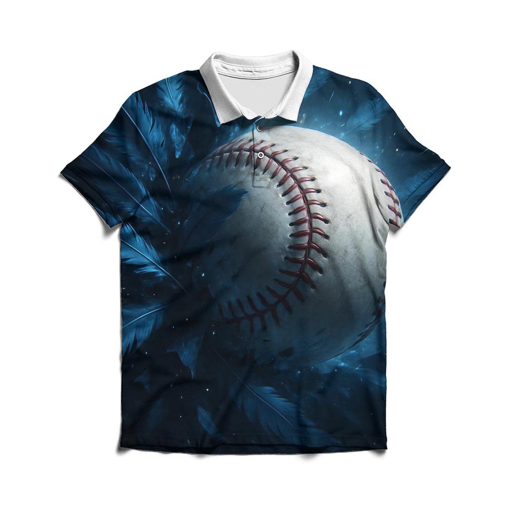 Feathered Impact Blue Jays stylish collar polo tees