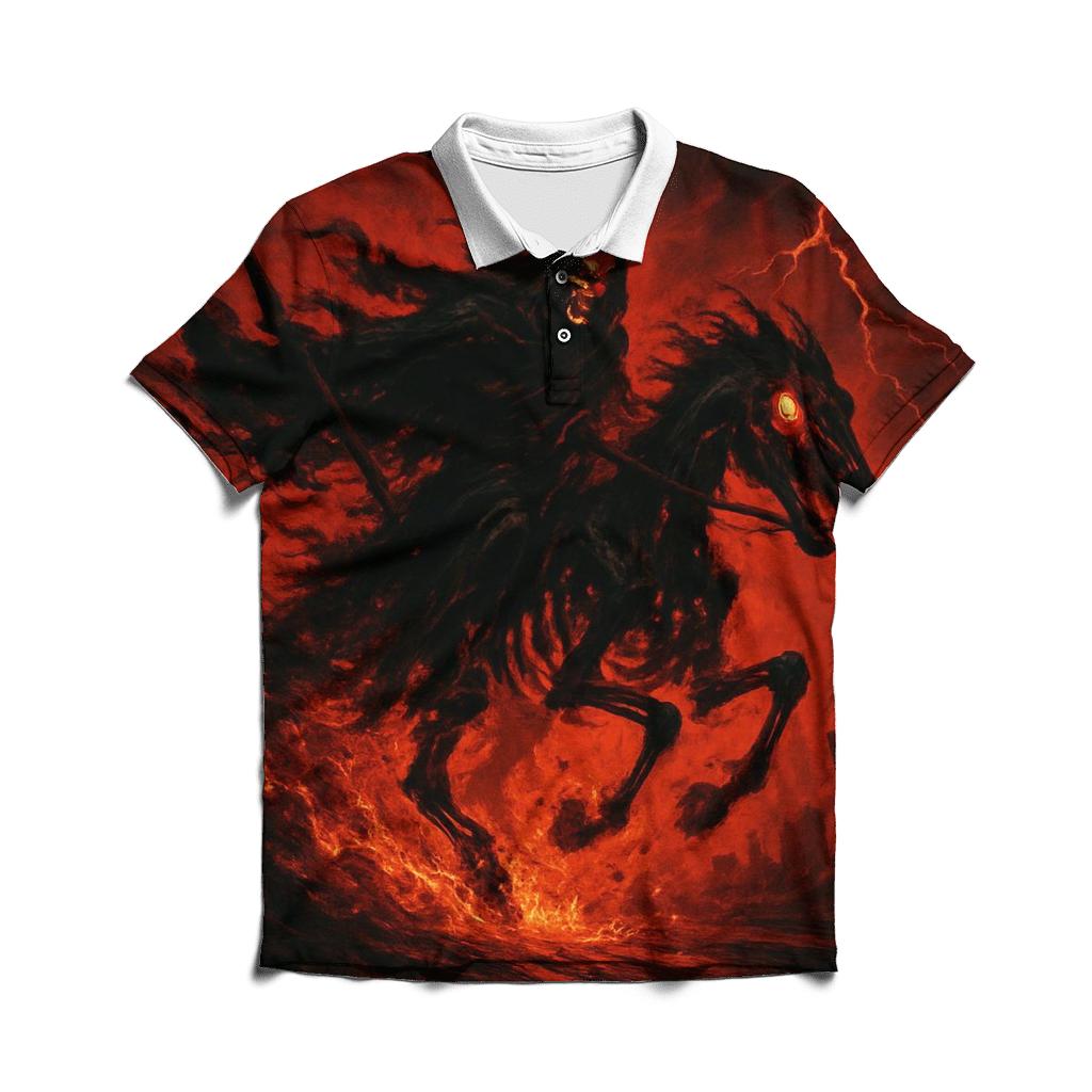 Nightmare Requiem Rider stylish collar polo tees