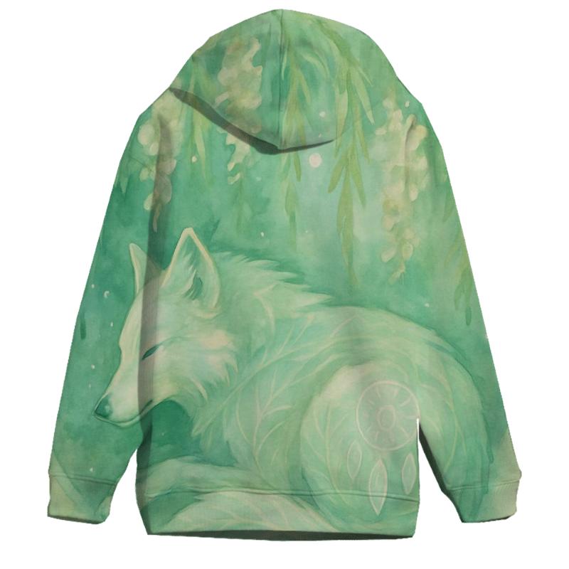 Willow Spirit Wolf hoodies fashion