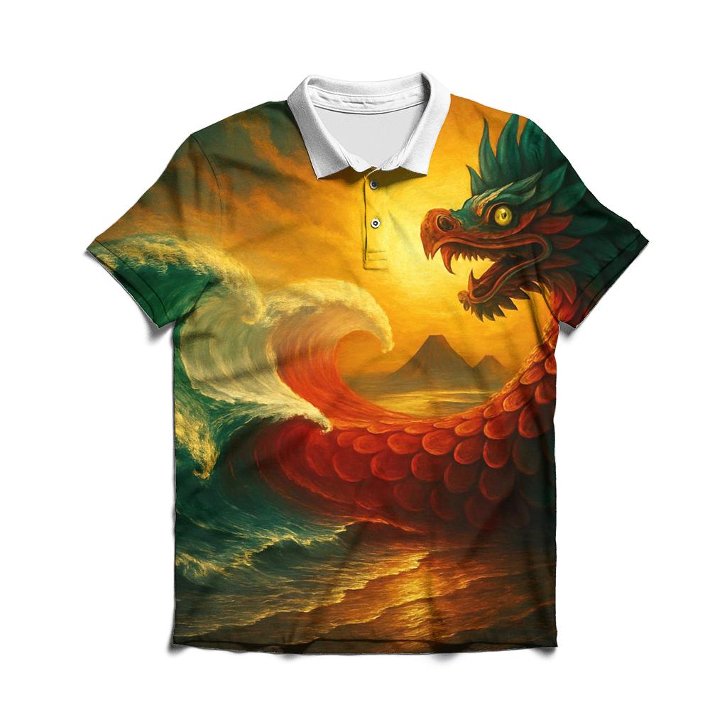 Aztec Tide classic pique polos