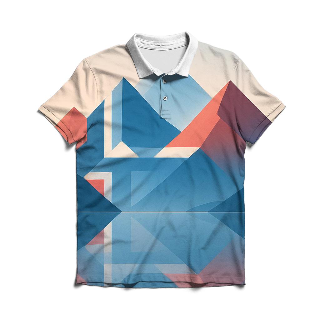 Nordic Aurora personalized polo shirts