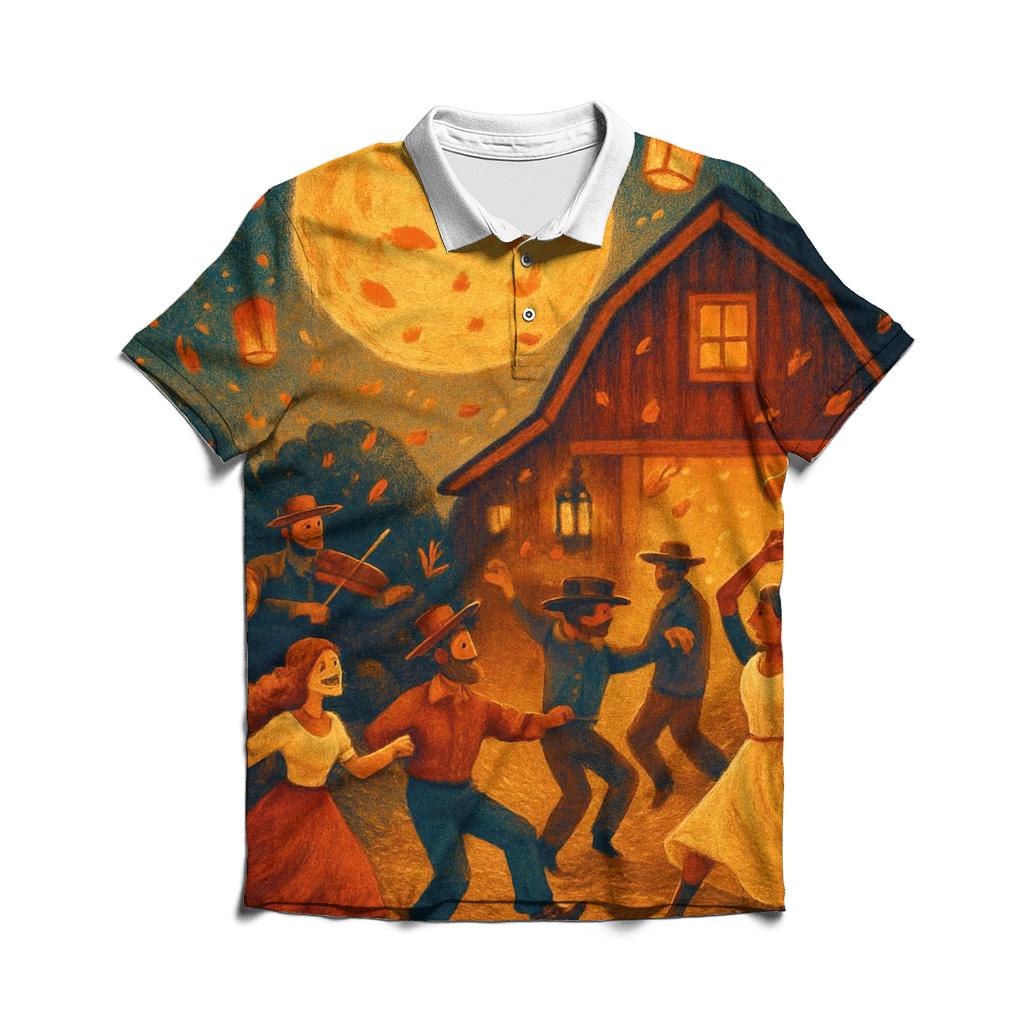 Harvest Moon Barn Dance designer slim fit polos