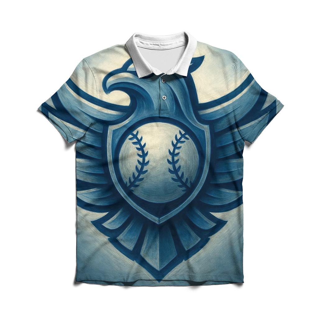 Blue Jays Crest Momentum classic pique polos