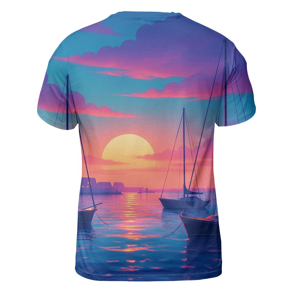 Midnight Harbor Glow personalized full print shirts
