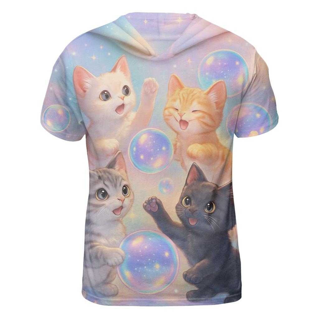 Bubble Bath Star Kittens designer pattern shirts