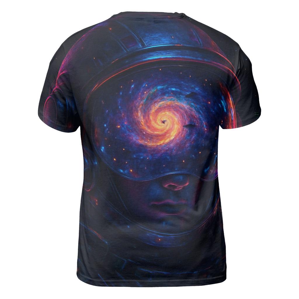 Quantum Voyager Portrait artistic all-over print tops