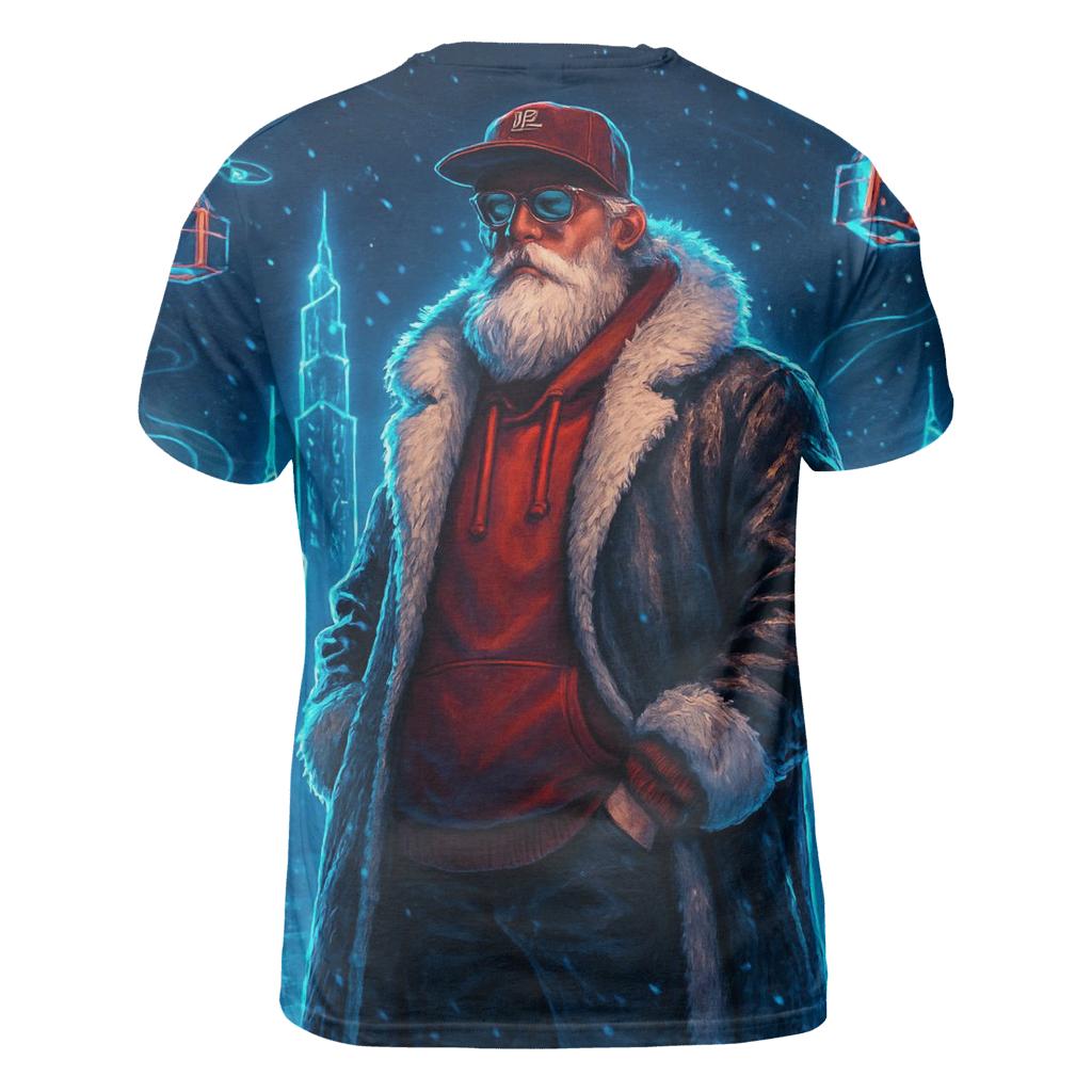 Neon North Pole Ranger Santa designer pattern shirts