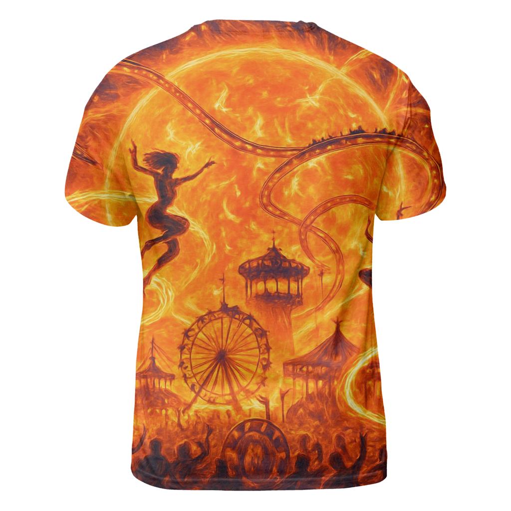 Solar Flare Carnival designer pattern shirts
