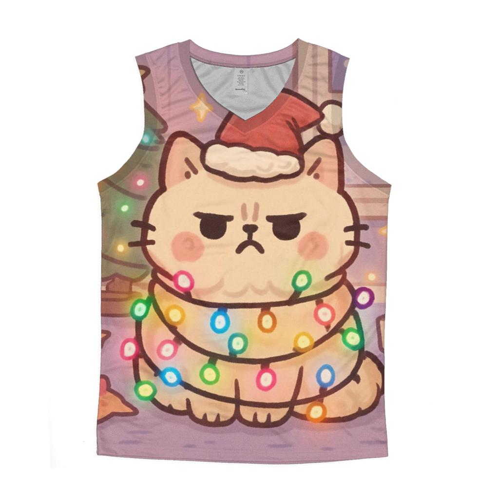 Grumpy Cat In Lights custom tank tops