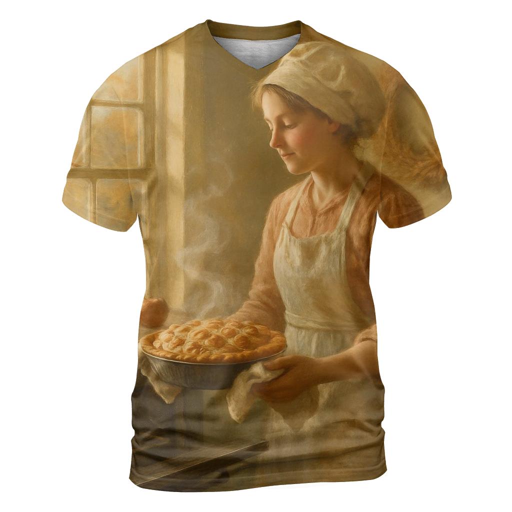 Cottagecore Pie Kitchen designer pattern shirts