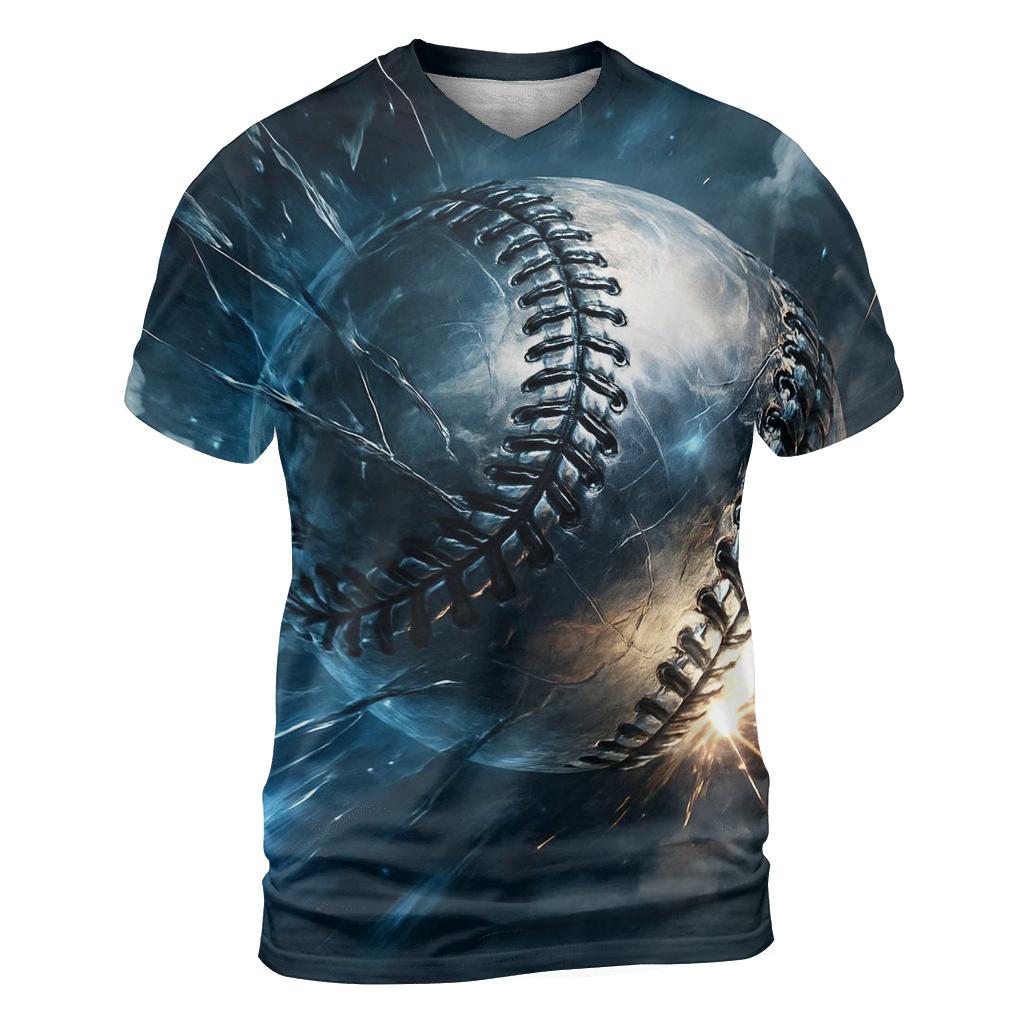 Chrome Curve Impact vibrant all-over design tees