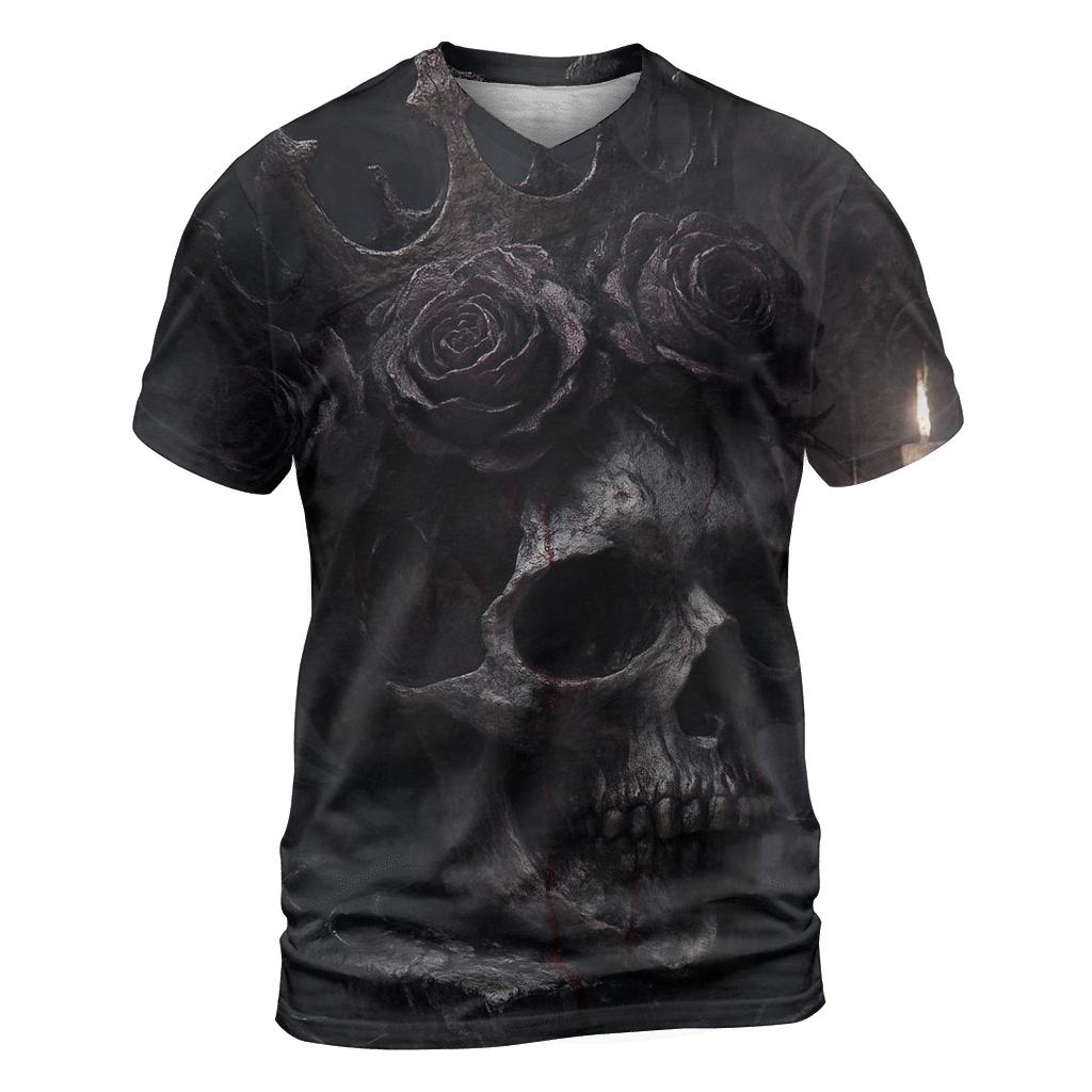 Decaying Crown Of Thorns vibrant all-over design tees