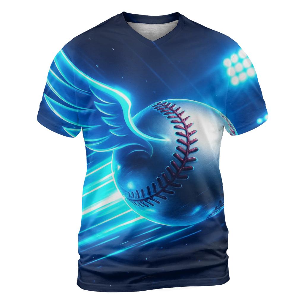 Blue Jays Velocity Burst vibrant all-over design tees