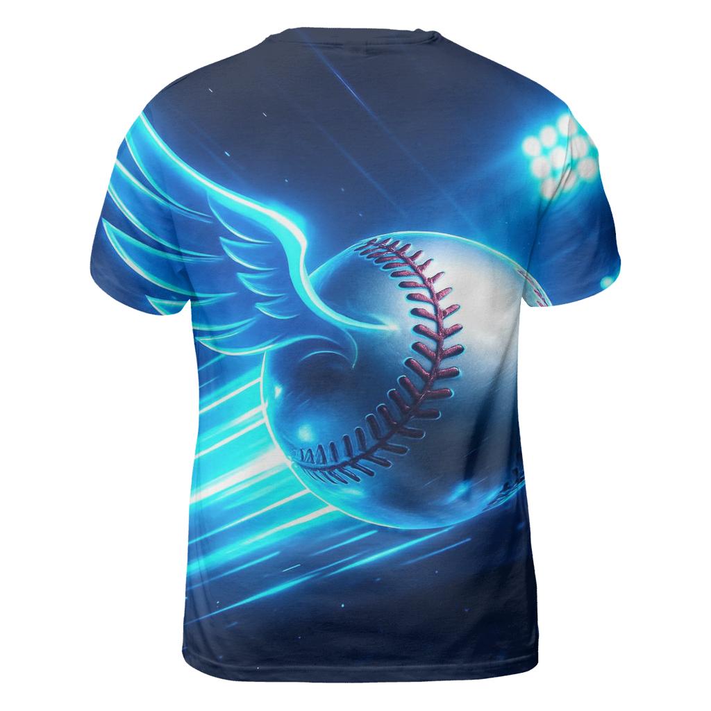 Blue Jays Velocity Burst vibrant all-over design tees