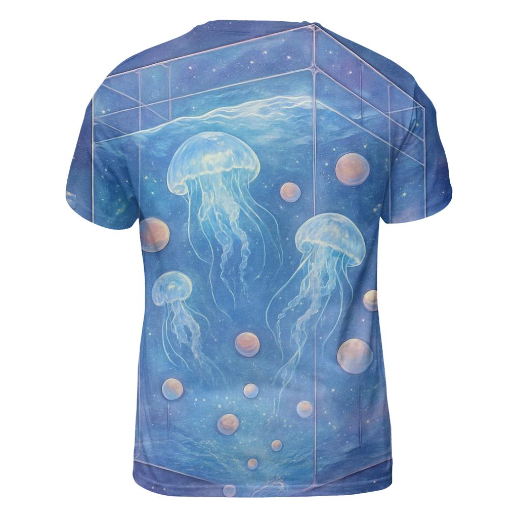 Glass Galaxy Aquarium designer pattern shirts