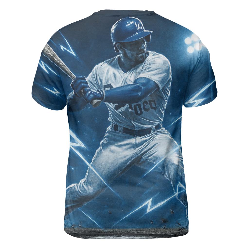 Diamond Lightning Pose vibrant all-over design tees