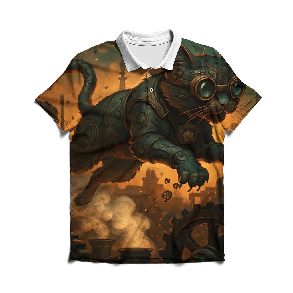 Rogue Mechanicat embroidered polo tops