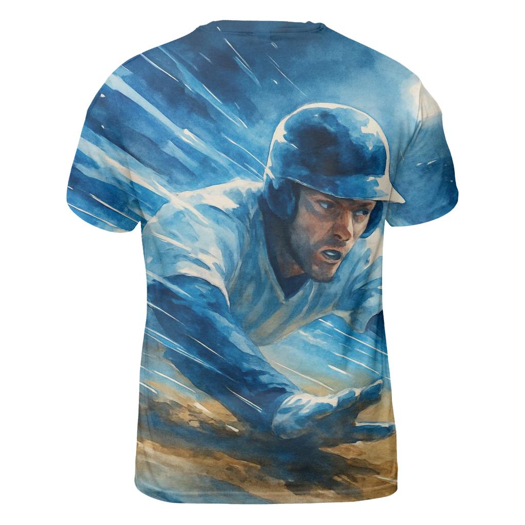 Glide Of The Base Runner custom all-over print shirts