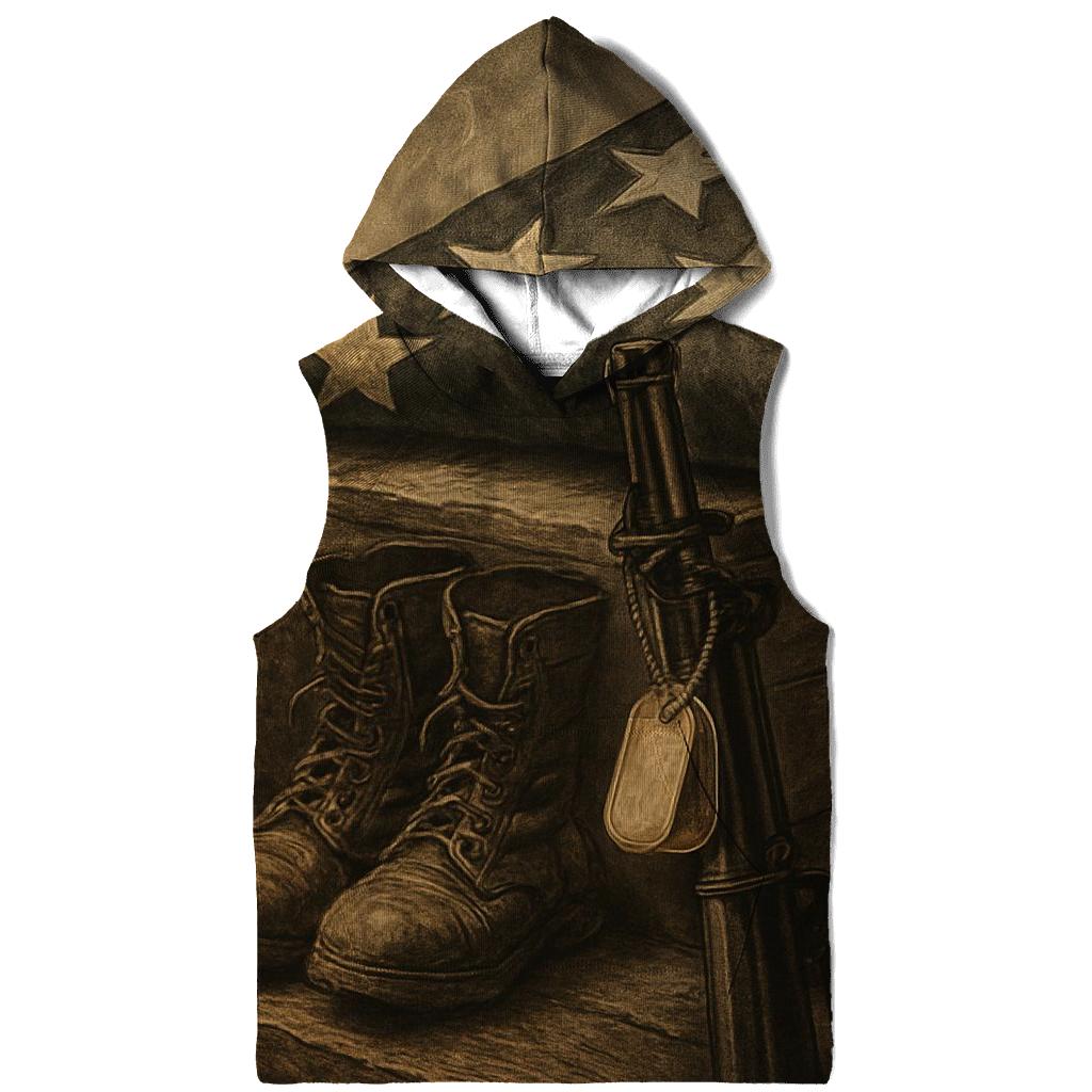 Fallen Honors Fold embroidered hoodies