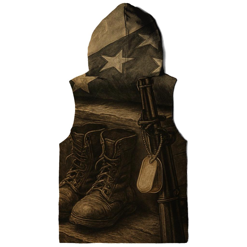 Fallen Honors Fold embroidered hoodies