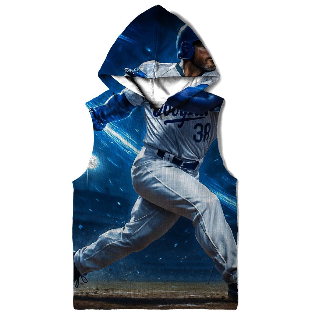 Blue Flame Swing hoodies fashion