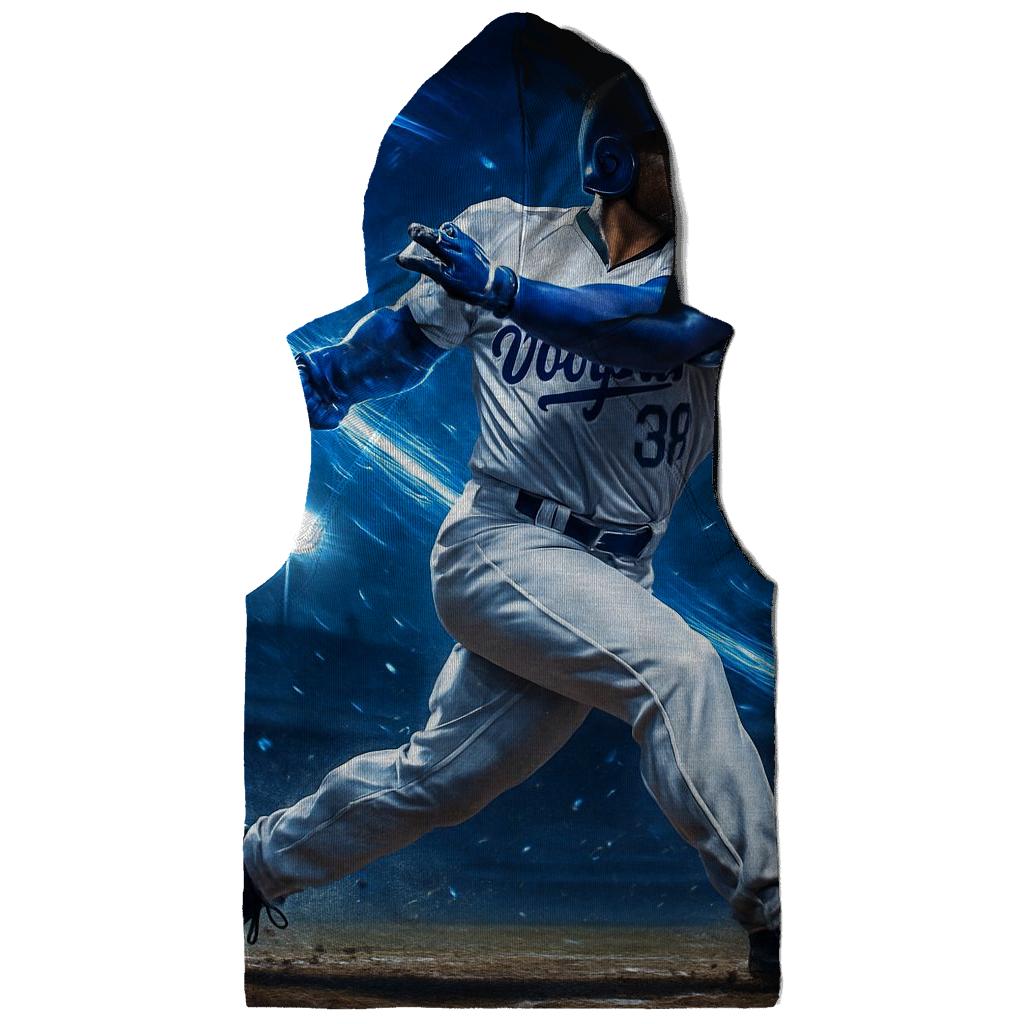 Blue Flame Swing hoodies fashion