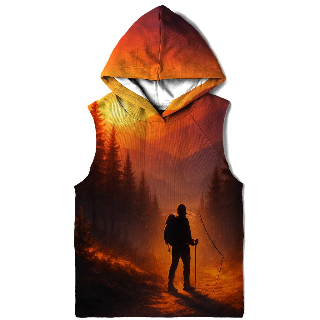 Gilded Pine Dusk premium hoodies