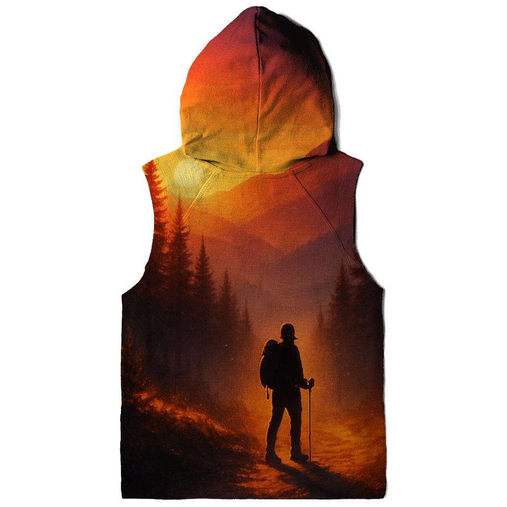 Gilded Pine Dusk premium hoodies