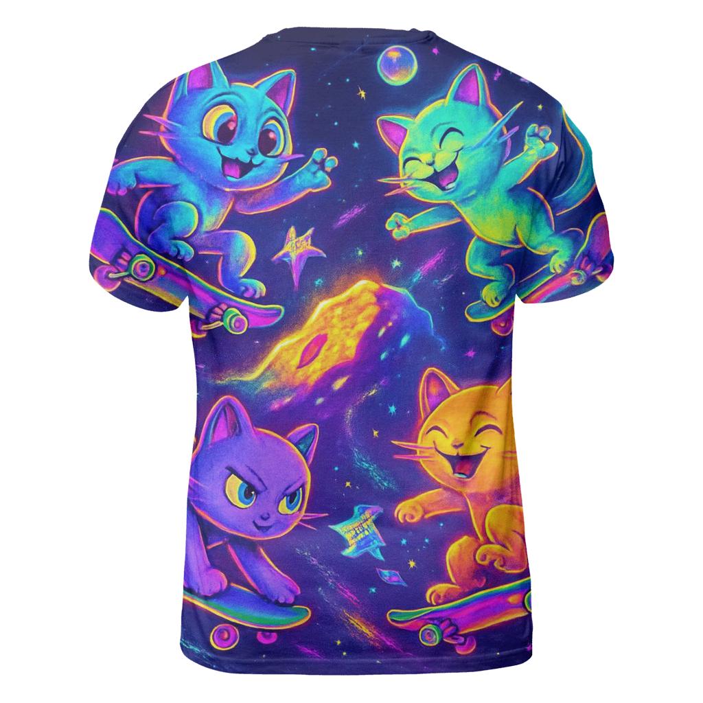 Cosmic Skate Crew statement graphic shirts