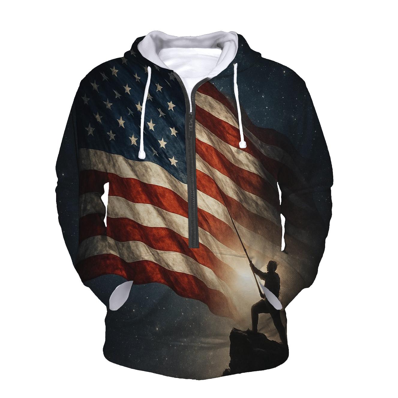 Stellar Banner Flight graphic hoodies