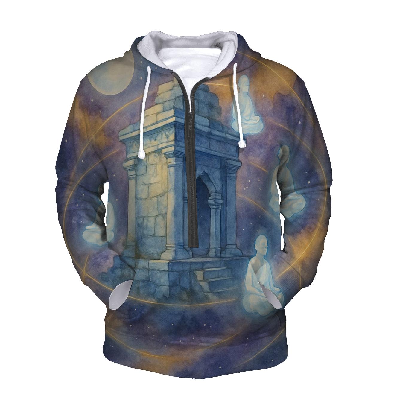 Nebula Temple Of Echoes premium hoodies