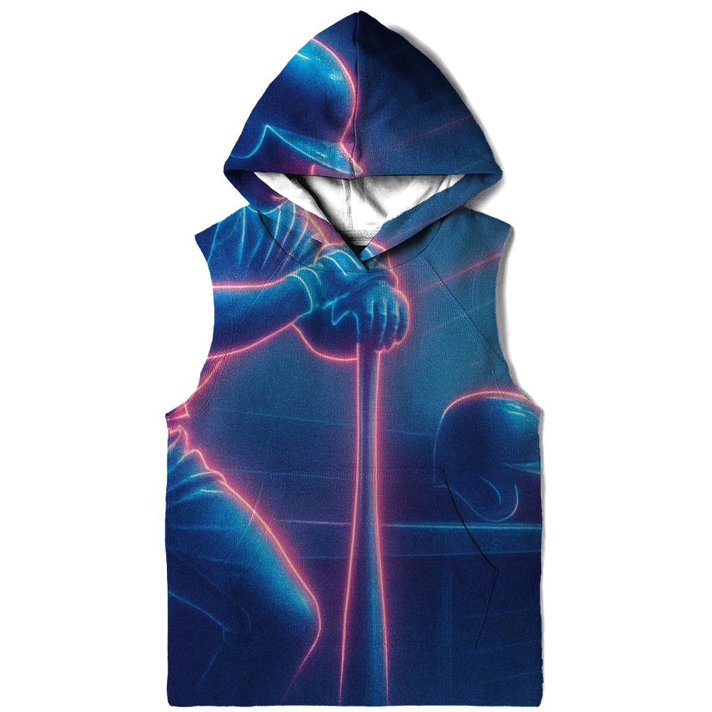 Retro Neon Dugout lightweight hoodies