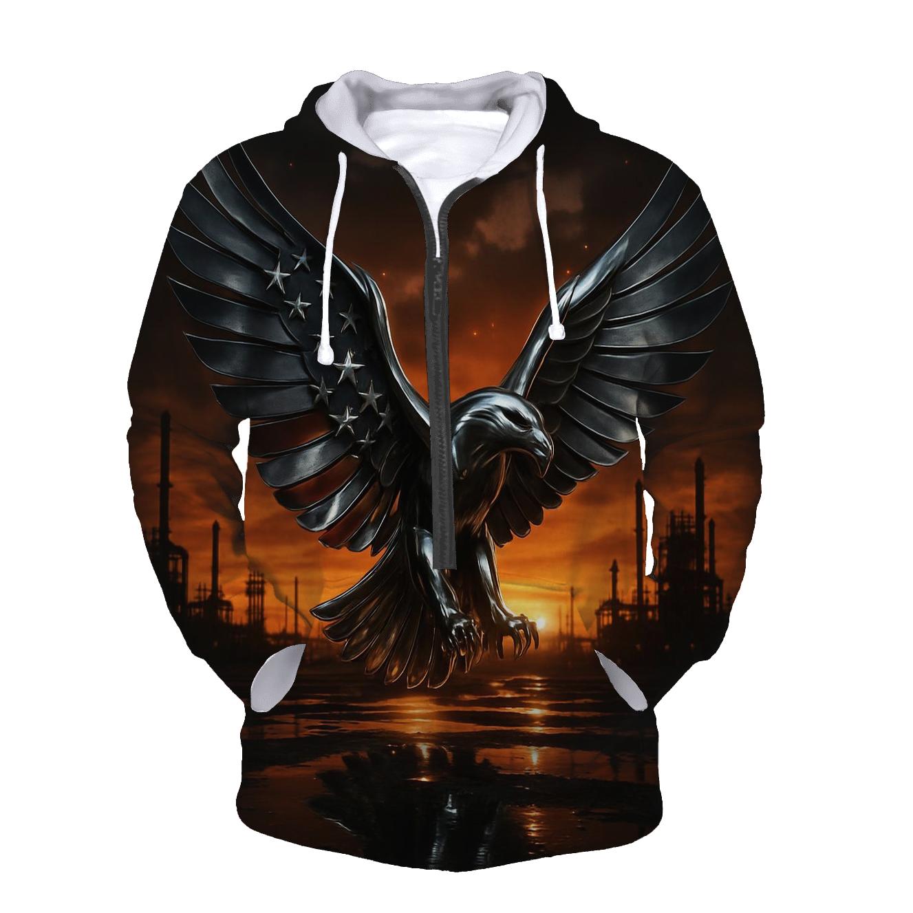Iron Eagle Reflection custom hoodies