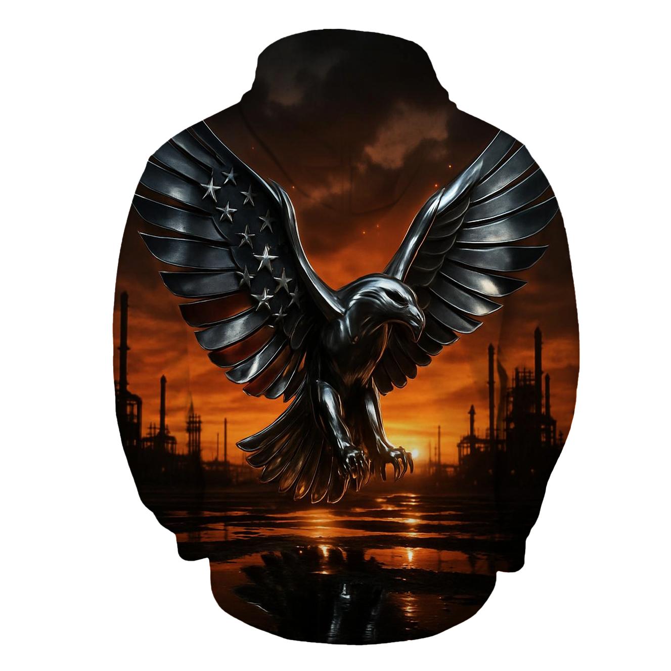 Iron Eagle Reflection custom hoodies