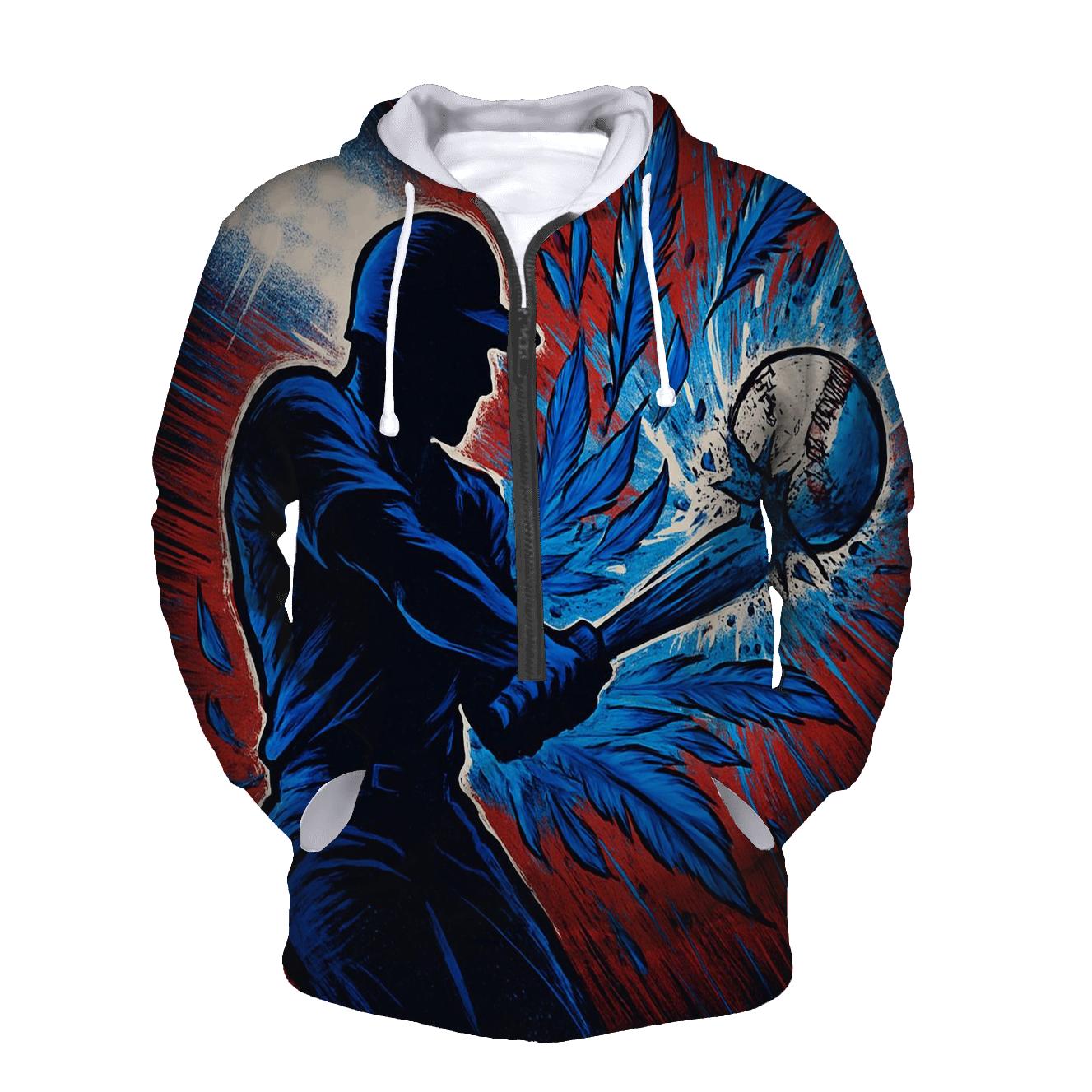 Soaring Batter With Blue Jays heavyweight hoodies
