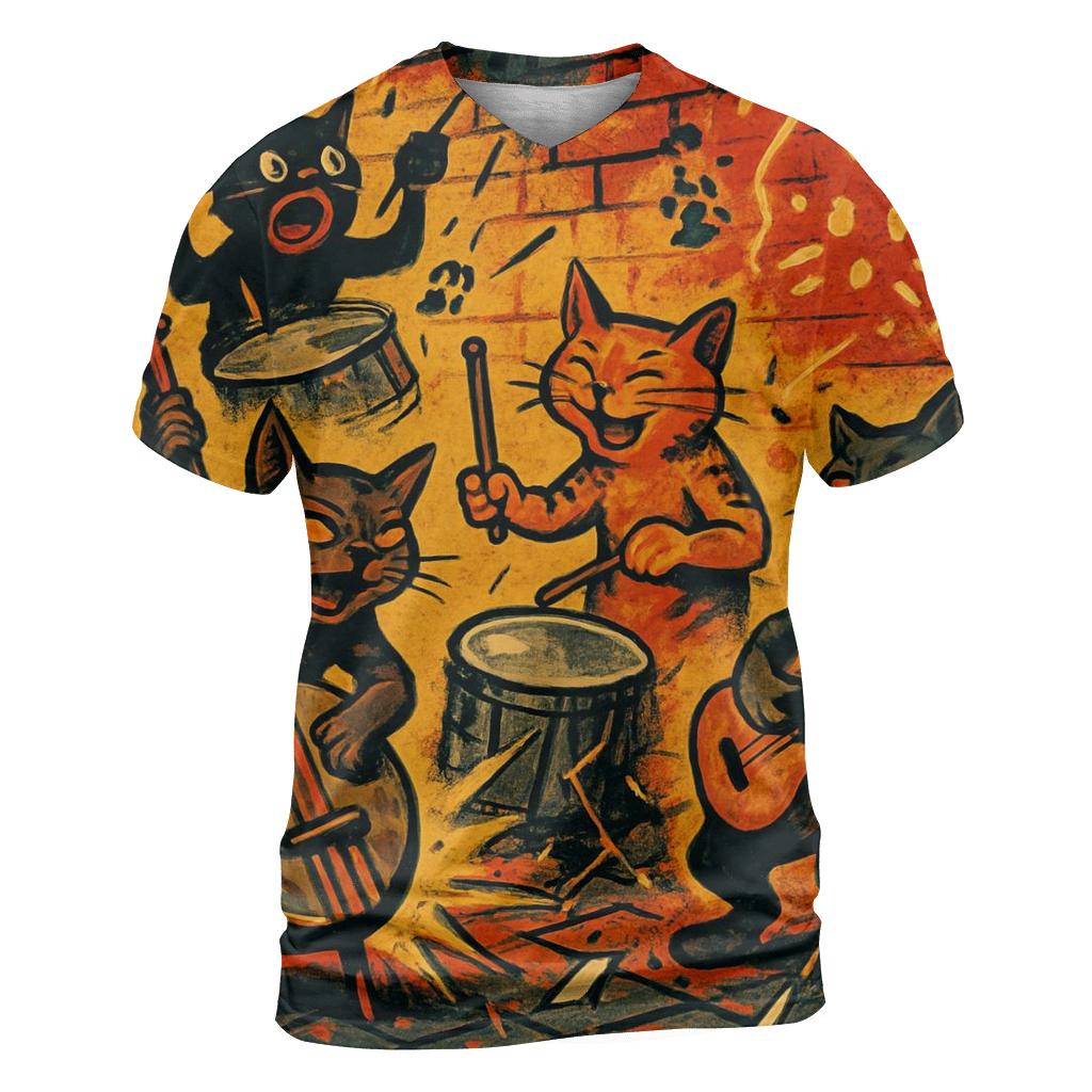 Graffiti Alley Orchestra unique graphic print tees